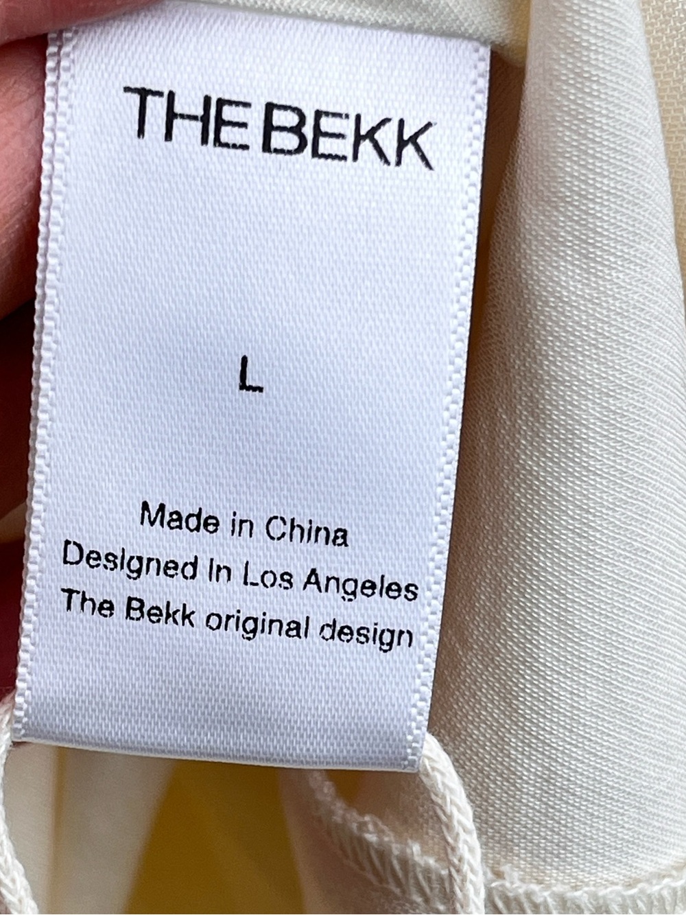 NEW The Bekk Eliana Sleeveless Scarf Dress in Oat Fit and Flare  Style Sz L NWT - Picture 15 of 16